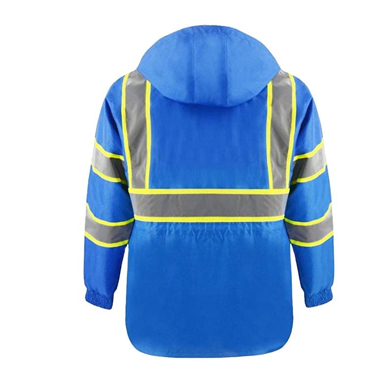 National Apparels Construction Reflective Clothes Safety Reflective Jacket High Visibility Workwear Safety Workers Bomber Waterproof Jacket